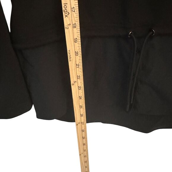 Athleta Black Pullover Stretchy Hoodie Sweatshirt Size S - Picture 4 of 7